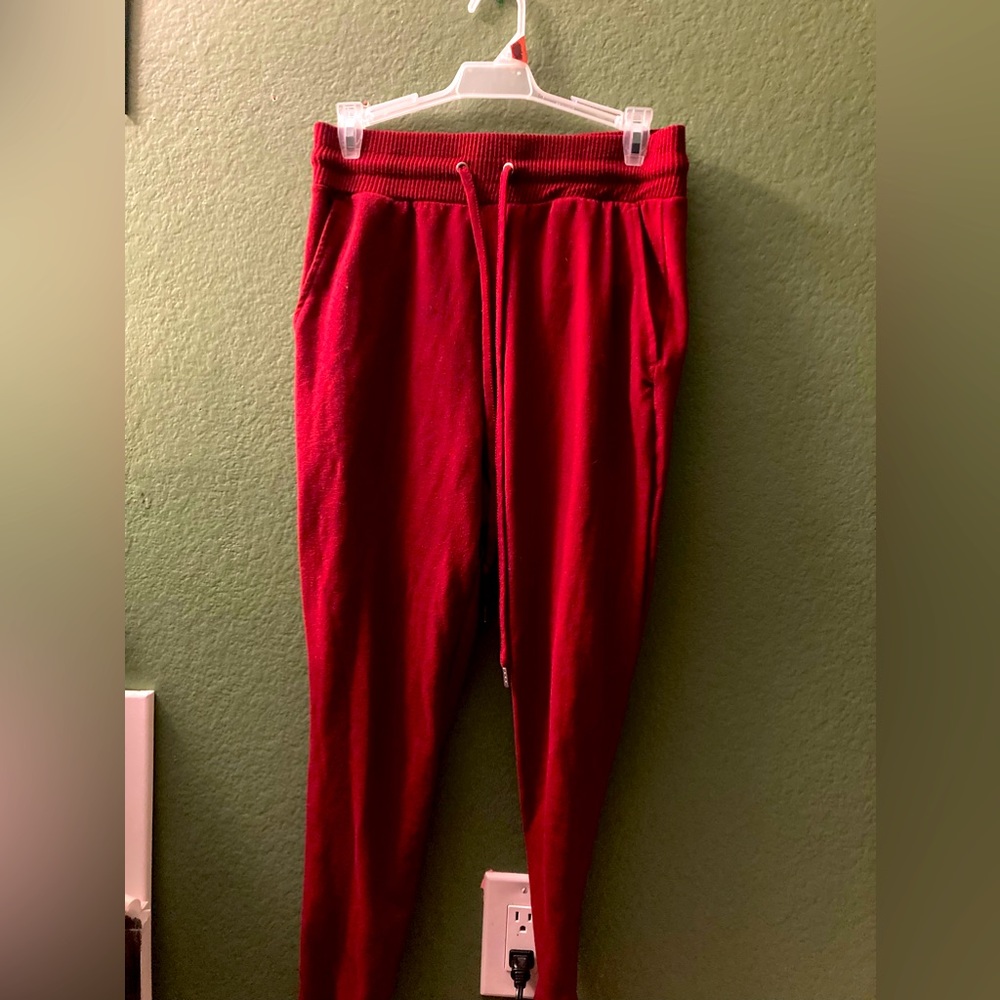 Maroon joggers